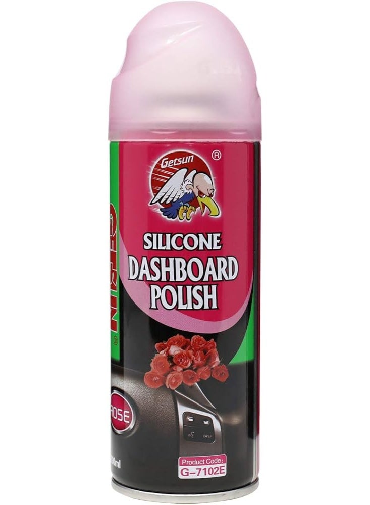 getsun silicone dashboard polish spray rose 200 ML